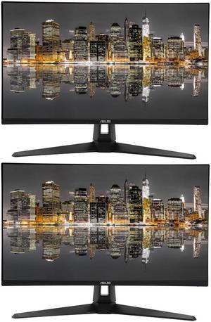 Asus TUF VG279QM1A 27-inch 1920 x 1080 FHD 280 Hz 1 ms LCD Gaming Monitor, 2-Pack Bundle with Extreme Low Motion Blur, Eye Care, FreeSync Premium, DisplayPort, HDMI, Integrated Speakers