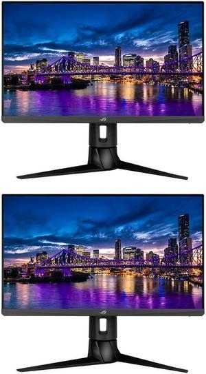 Asus ROG Strix XG249CM 24-inch 1920 x 1080 FHD 270 Hz 1 ms LCD Gaming Monitor, 2-Pack Bundle with Extreme Low Motion Blur, Eye Care, FreeSync Premium, HDR, USB-C, DisplayPort