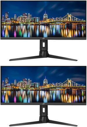 Asus ROG Strix XG309CM 30-inch 2560 x 1080 WFHD 220 Hz 1 ms Gaming Monitor, 2-Pack Bundle with Extreme Low Motion Blur, Eye Care, FreeSync Premium, USB-C, DisplayPort, Integrated Speakers