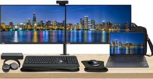 Lenovo E16 16" Ryzen 5, 16GB RAM, 256GB SSD, Notebook Bundle with 2 x ThinkVision T24i 24" Monitors, Dual Stand, USB-C Dock, MK540 Wireless Keyboard & Mouse, Gel Pad, Webcam, Headphones, Bag Lenovo E16 16" Ryzen 5, 16GB RAM, 256GB SSD, Notebook Bundle with 2 x ThinkVision T24i 24" Monitors, Dual Stand, USB-C Dock, MK540 Wireless Keyboard & Mouse, Gel Pad, Webcam, Headphones, Bag