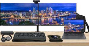 Lenovo E14 Gen 5 14" Ryzen 5, 8GB RAM, 256GB SSD, Notebook Bundle with 2 x ThinkVision T27i 27" Monitors, Dual Stand, USB-C Dock, MK670 Wireless Keyboard & Mouse, Gel Pad, Webcam, Headphones, Bag Lenovo E14 Gen 5 14" Ryzen 5, 8GB RAM, 256GB SSD, Notebook Bundle with 2 x ThinkVision T27i 27" Monitors, Dual Stand, USB-C Dock, MK670 Wireless Keyboard & Mouse, Gel Pad, Webcam, Headphones, Bag