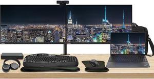 Lenovo E16 16" Ryzen 5, 8GB RAM, 256GB SSD, Notebook Bundle with 2 x ThinkVision T24i 24" Monitors, Dual Stand, USB-C Dock, MK670 Wireless Keyboard & Mouse, Gel Pad, Webcam, Headphones, Bag Lenovo E16 16" Ryzen 5, 8GB RAM, 256GB SSD, Notebook Bundle with 2 x ThinkVision T24i 24" Monitors, Dual Stand, USB-C Dock, MK670 Wireless Keyboard & Mouse, Gel Pad, Webcam, Headphones, Bag