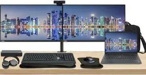 Lenovo E14 Gen 5 14" Ryzen 7, 16GB RAM, 512GB SSD, Notebook Bundle with 2 x ThinkVision T24i 24" Monitors, Dual Stand, USB-C Dock, MK670 Wireless Keyboard & Mouse, Gel Pad, Webcam, Headphones, Bag Lenovo E14 Gen 5 14" Ryzen 7, 16GB RAM, 512GB SSD, Notebook Bundle with 2 x ThinkVision T24i 24" Monitors, Dual Stand, USB-C Dock, MK670 Wireless Keyboard & Mouse, Gel Pad, Webcam, Headphones, Bag