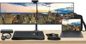 Lenovo E14 Gen 5 14" Ryzen 7, 16GB RAM, 512GB SSD, Notebook Bundle with 2 x ThinkVision T27i 27" Monitors, Dual Stand, USB-C Dock, MK670 Wireless Keyboard & Mouse, Gel Pad, Webcam, Headphones, Bag Lenovo E14 Gen 5 14" Ryzen 7, 16GB RAM, 512GB SSD, Notebook Bundle with 2 x ThinkVision T27i 27" Monitors, Dual Stand, USB-C Dock, MK670 Wireless Keyboard & Mouse, Gel Pad, Webcam, Headphones, Bag