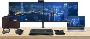HP ProBook 445 G10 14" Ryzen 7, 16GB RAM, 512GB SSD, Bundle with 2 x EliteDisplay E27 27" Monitors, Dual Stand, USB-C Dock, MK540 Wireless Keyboard and Mouse, Gel Pad, Webcam, Headphones, Bag HP ProBook 445 G10 14" Ryzen 7, 16GB RAM, 512GB SSD, Bundle with 2 x EliteDisplay E27 27" Monitors, Dual Stand, USB-C Dock, MK540 Wireless Keyboard and Mouse, Gel Pad, Webcam, Headphones, Bag