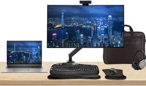 HP Notebook ZBook Firefly G10 16" i7, 32GB RAM, 1TB SSD, Windows 11 Pro, Z Display Z32k 32" 4K Monitor Bundle with Desk Mount, MK670 Wireless Keyboard and Mouse, Webcam, Wireless Headphones and Bag