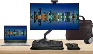 HP Notebook ZBook Firefly G10 16" i7, 32GB RAM, 1TB SSD, Windows 11Pro, T550 Graphics, Z Display Z32k 32" 4K Monitor Bundle with Mount, MK670 Wireless Keyboard and Mouse, Webcam, Headphones and Bag