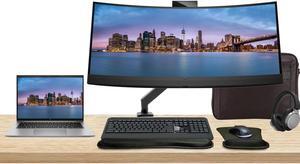 HP Notebook ZBook Firefly G10 Touchscreen 14" i5, 16GB RAM, 512GB SSD, Windows 11Pro, Z Display Z34c 34" Curved Monitor with Webcam bundle, Mount, MK540 Wireless Keyboard, Mouse, Headphones and Bag