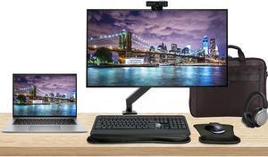 HP Notebook ZBook Firefly G10 Touchscreen 14" i7, 16GB RAM, 512GB SSD, Windows 11Pro, Z Display Z32k 32" 4K Monitor Bundle, Mount, MK540 Wireless Keyboard, Mouse, Webcam, Wireless Headphones and Bag