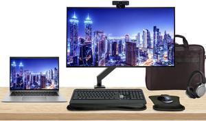 HP Notebook ZBook Firefly G10 Touchscreen 14" Ryzen 9 Pro, 32GB RAM, 512GB SSD, Windows 11Pro, Z Display Z32k 32" 4K Monitor Bundle, Mount, Keyboard and Mouse, Webcam, Wireless Headphones and Bag
