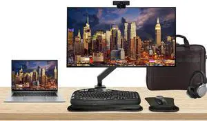 HP Notebook ZBook Firefly G10 Touchscreen 14" i7, 16GB RAM, 512GB SSD, Windows 11Pro, Z Display Z32k 32" 4K Monitor Bundle, Mount, MK670 Wireless Keyboard and Mouse, Webcam, Headphones and Bag