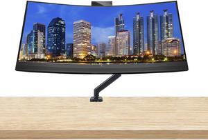 HP EliteDisplay E34m G4 34 inch Curved 2440 x 1440 2K WQHD LED-Backlit LCD Conferencing Monitor, USB-C, HDMI, USB Hub, DisplayPort, Camera, Built-in Speaker and Desk Mount Monitor Stand