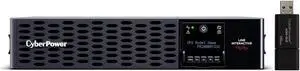 CyberPower BRG1000AVRLCD UPS Tower 1000VA/600W Backup Battery Power Supply, Intelligent LCD, 10 x NEMA 5-15R Outlets, AVR Bundle with 16GB USB Storage