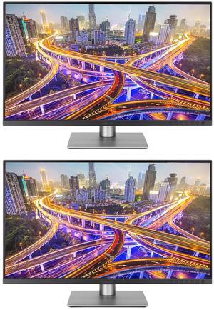 Asus ProArt PA279CRV 27-inch 2160P 4K UHD IPS Professional Monitor, 2-Pack bundle with USB-C 96W PD, Daisy Chain DisplayPort, HDMI, USB Hub and Integrated Speakers