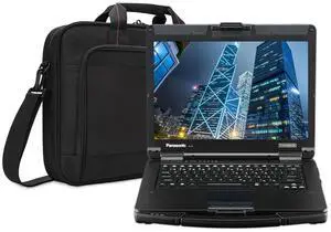 Panasonic Toughbook 55 FZ-55 Semi Rugged 14" HD, i5, 16GB RAM, 1TB SSD, Windows 11 Pro, Bluetooth, TPM 2.0, Wi-Fi 6E and a 2MP Webcam Bundled With a Laptop Carrying Bag