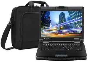 Panasonic Toughbook 55 FZ-55 Semi Rugged 14" HD, i5, 16GB RAM, 2TB SSD, Windows 11 Pro, Bluetooth, TPM 2.0, Wi-Fi 6E, and a 2MP Webcam Bundled with a Laptop Carrying Bag