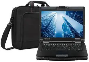 Panasonic Toughbook 55 FZ-55 Semi Rugged 14" HD, i5, 32GB RAM, 2TB SSD, Windows 11 Pro, Bluetooth, TPM 2.0, Wi-Fi 6E and a 2MP Webcam Bundled With a Laptop Carrying Bag