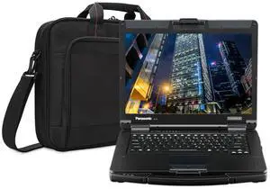 Panasonic Toughbook 55 FZ-55 Semi Rugged 14" HD, i5, 32GB RAM, 4TB SSD, Windows 11 Pro, Bluetooth, TPM 2.0, Wi-Fi 6E and a 2MP Webcam Bundled With a Laptop Carrying Bag