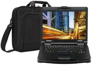 Panasonic Toughbook 55 FZ-55 Semi Rugged 14" FHD Touchscreen, i5, 32GB RAM, 1TB SSD, Windows 11 Pro, Bluetooth, TPM 2.0, LTE, Wi-Fi 6E and a 2MP Webcam Bundled With a Laptop Carrying Bag