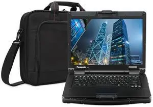 Panasonic Toughbook 55 FZ-55 Semi Rugged 14" FHD Touchscreen, i5, 32GB RAM, 4TB SSD, Windows 11 Pro, Bluetooth, TPM 2.0, LTE, Wi-Fi 6E and a 2MP Webcam Bundled With a Laptop Carrying Bag