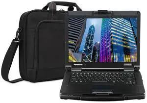 Panasonic Toughbook 55 FZ-55 Semi Rugged 14" FHD Touchscreen, i7, 16GB RAM, 1TB SSD, Windows 11 Pro, Bluetooth, TPM 2.0, LTE, Wi-Fi 6E and a 2MP Webcam Bundled With a Laptop Carrying Bag