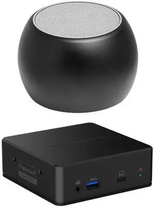 Belkin Connect Universal USB-C 85W Dock, Dual FHD Support, HDMI and USB Hub Bundled With Bluetooth Boost U Speaker with Built-in Mic, 5 Hour Playback