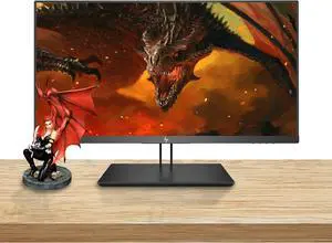 HP Z27 27 Inch 4K UHD 3840 x 2160 IPS LED Backlit Monitor - 2TB68A8#ABA with Fantasy Desk Decor HP Z27 27 Inch 4K UHD 3840 x 2160 IPS LED Backlit Monitor - 2TB68A8#ABA with Fantasy Desk Decor