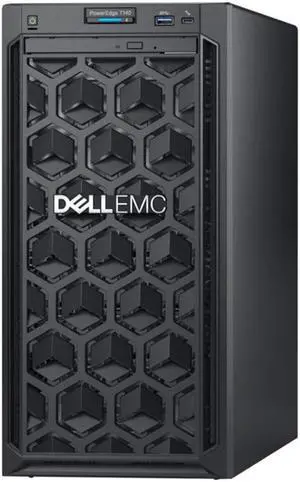 Dell PowerEdge T140 Mini Tower Server, Intel Xeon 3.3GHz CPU, 64GB DDR4 RAM, 16TB HDD Storage, RAID, Windows Server 2019