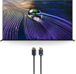 Sony XR83A90J 83 A90J Series HDR OLED 4K Smart TV with an Austere 5S4KHD125M 5Series 25m aDesign HDMI Cables WovenArmor 2021