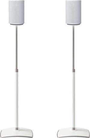 Sanus WSSE1A2-W2 Adjustable Speaker Stands for Sonos Era 100 - White (Pair)