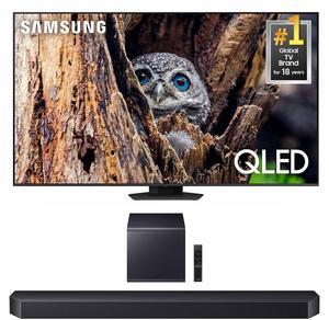Samsung QN85Q80DDFXZA 85 Inch QLED 4K Smart TV with Dolby Atmos and OTS Lite with a Samsung HW-Q900F Q Series Soundbar 7.1.2 Ch Subwoofer (2025)