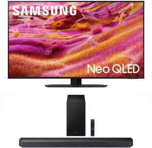 Samsung QN50QN90FAFXZA 50 Inch Neo QLED 4K QN90F Vision AI Smart TV with a Samsung HW-Q600F Q Series Soundbar 3.1.2 Ch Sound and Subwoofer (2025)