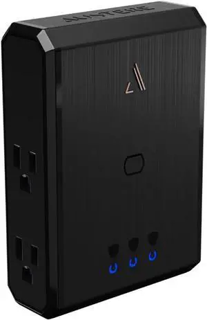 Austere 3S-PS4-US2 4-Power Outlet Space Saving Surge Protector (2025) Austere 3S-PS4-US2 4-Power Outlet Space Saving Surge Protector (2025)