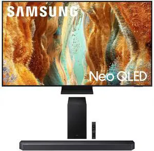 Samsung QN85QN70FAFXZA 85 Inch Neo QLED 4K Smart TV with a Samsung HW-Q600F Q Series Soundbar 3.1.2 Ch Sound and Subwoofer (2025)