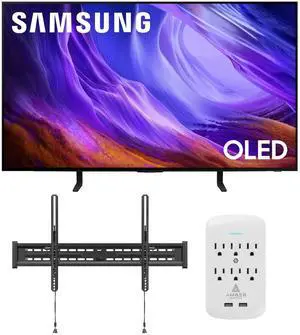 Samsung QN48S85HAEXZA 48" 4K OLED Smart TV with Dolby Atmos with a WaltsTV TILT-MOUNT-43-90 Large/XL Tilt Mount for 43"-98" Compatible TVs and an Amber Protection 6-OUTLET-SURGE Surge Protector (2026) Samsung QN48S85HAEXZA 48" 4K OLED Smart TV with Dolby Atmos with a WaltsTV TILT-MOUNT-43-90 Large/XL Tilt Mount for 43"-98" Compatible TVs and an Amber Protection 6-OUTLET-SURGE Surge Protector (2026)