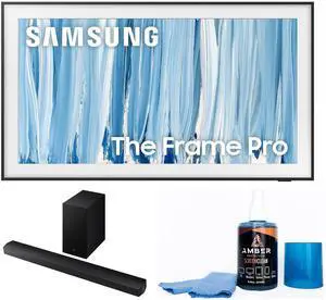 Samsung QN75LS03HW 75" The Frame Pro TV with HW-B750F Soundbar (2026) Samsung QN75LS03HW 75" The Frame Pro TV with HW-B750F Soundbar (2026)