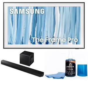 Samsung QN75LS03HW 75" The Frame Pro TV with HW-Q800H Soundbar (2026) Samsung QN75LS03HW 75" The Frame Pro TV with HW-Q800H Soundbar (2026)