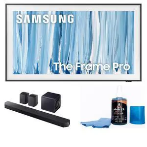 Samsung QN65LS03HW 65" The Frame Pro TV with HW-Q990F Soundbar (2026) Samsung QN65LS03HW 65" The Frame Pro TV with HW-Q990F Soundbar (2026)