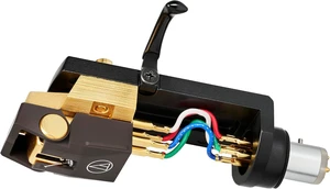 Audio Technica AT-VM750xSH/H Dual Moving Magnet Headshell/Cartridge Combo Kit with Nude Shibata Stylus Brown/Gold Audio Technica AT-VM750xSH/H Dual Moving Magnet Headshell/Cartridge Combo Kit with Nude Shibata Stylus Brown/Gold