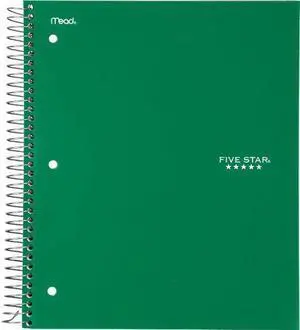 Five Star Wirebound College Ruled Notebook - 3 Subject - Student Supplies