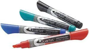 Quartet EnduraGlide Dry Erase Marker Chisel Tip Assorted Colors 4/Set 5001M