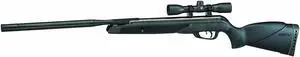 Gamo Wildcat Whisper, 22 Pellet, Black Finish, Synthetic Stock, Whisper Noise Dampening Technology, 4x32 Scope, Single S