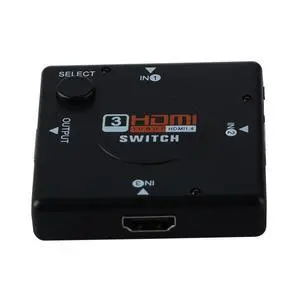 1080P HD HDMI Switch 1 Interface Converter 3 Interface Mini HDMI Switcher Route 3 HD Video Switcher with Multichannel Audio P0 1080P HD HDMI Switch 1 Interface Converter 3 Interface Mini HDMI Switcher Route 3 HD Video Switcher with Multichannel Audio P0