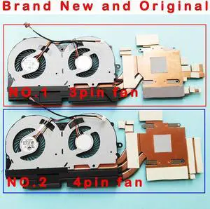 GPU Heatsink fan cooler radiator FOR CLEVO P950HR P950HP 6-31-P9502-401 6-31-P9552-102 6-31-P9502-HB0 BS5005HS-U3E BS5005HS-U3D