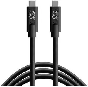 Tether Tools TetherPro USB-C to USB-C Cable, 6', Black #CUC06-BLK