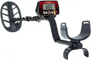 Fisher Research Labs F22 Weatherproof Metal Detector, 11" DD Coil, 7.69 kHz