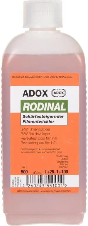 Adox Rodinal Acutance Enhancing 16 oz Film Developer #12054