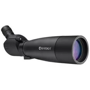 Barska 25-75x75 Colorado Spotting Scope, Angled View with Tripod, Matte Black Barska 25-75x75 Colorado Spotting Scope, Angled View with Tripod, Matte Black