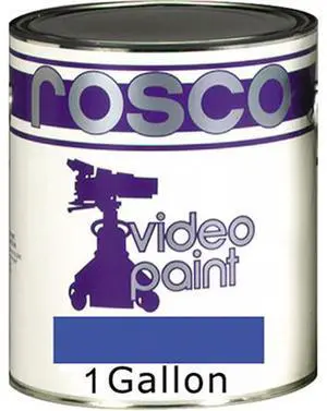 Rosco Chroma Key Paint, 1 Gallon (3.79 Liters), Blue