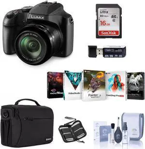 Panasonic Lumix FZ80D Point & Shoot Digital Camera w/Free PC Accessory Bundle